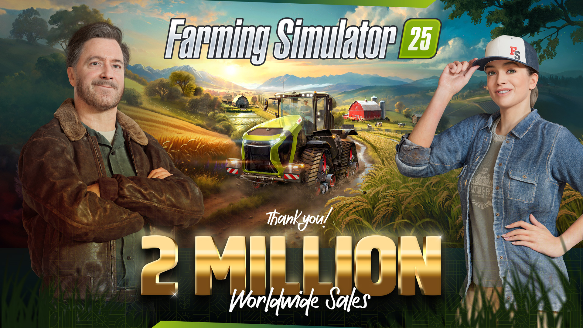 Farming Simulator 25 parte con 2 milioni di copie vendute