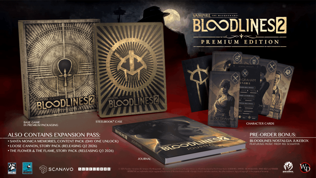 Vampire: The Masquerade – Bloodlines 2 edizione premium